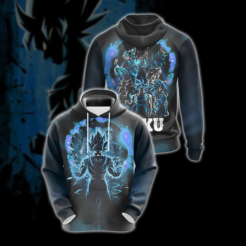 Dragon Ball - Goku New Style Unisex Zip Up Hoodie Hoodie