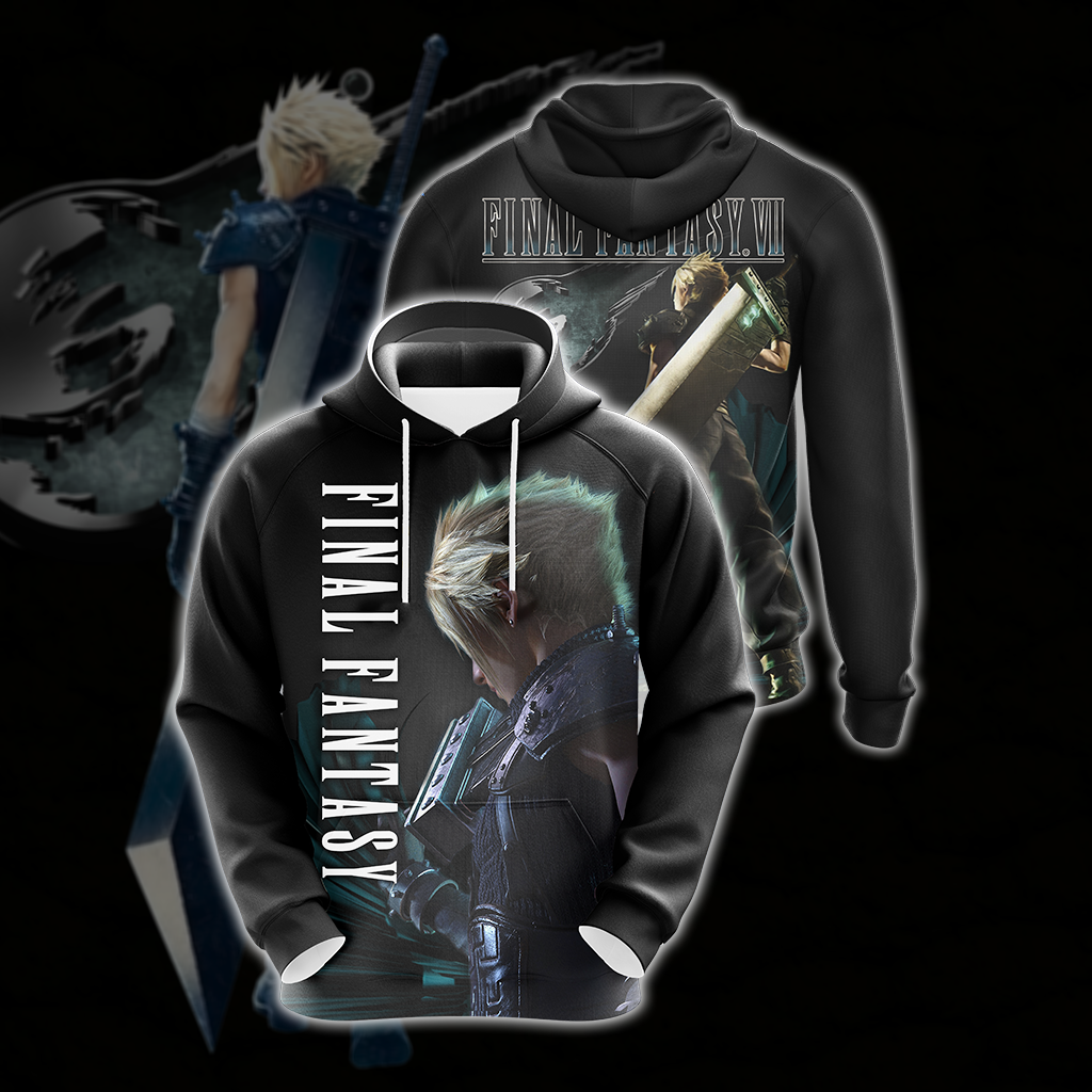 Final Fantasy 7 New Look Unisex 3D T-shirt Hoodie