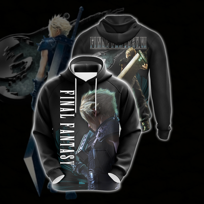 Final Fantasy 7 New Look Unisex 3D T-shirt Hoodie