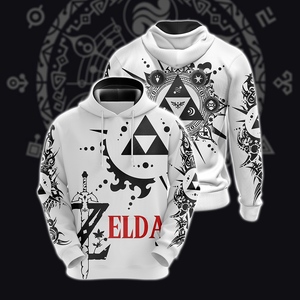 The Legend Of Zelda T-shirt Zip Hoodie Pullover Hoodie Hoodie S 