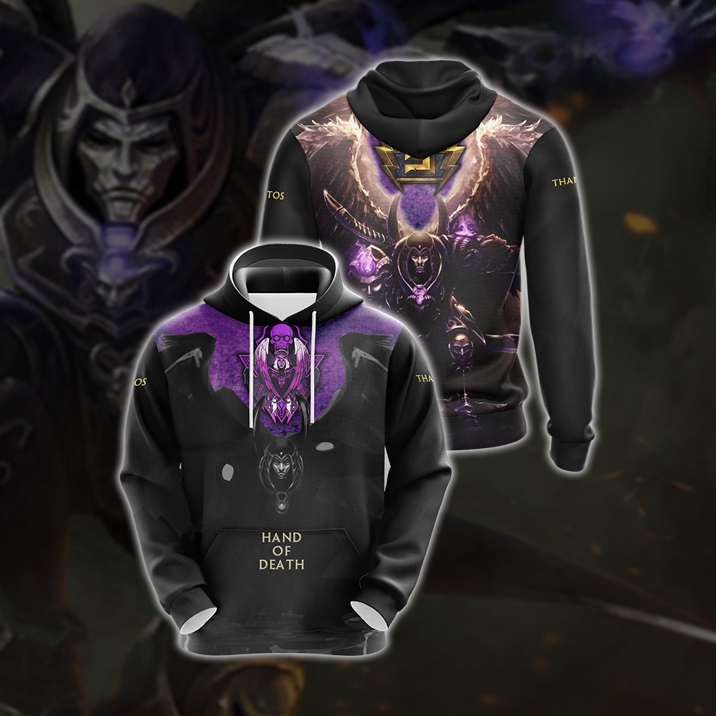 Smite (video game) - Hand Of Death Unisex 3D T-shirt Zip Hoodie