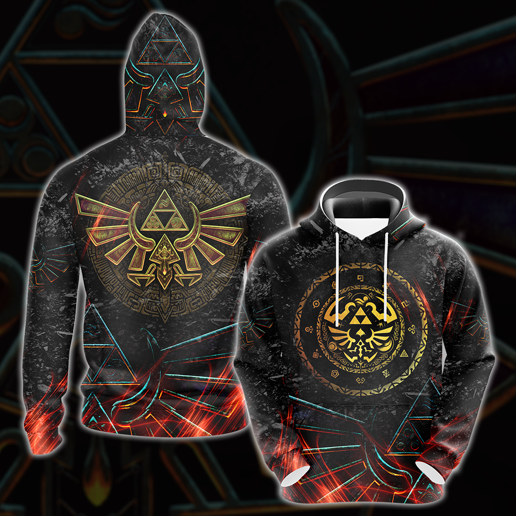 The Legend of Zelda All Over Print T-shirt Tank Top Zip Hoodie Pullover Hoodie Hawaiian Shirt Hoodie