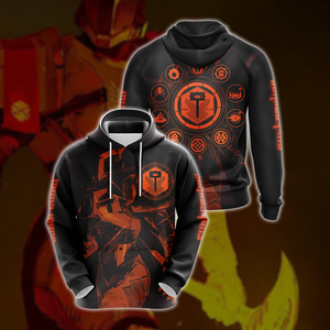 Destiny Titan Sunbreaker Unisex 3D Hoodie S  