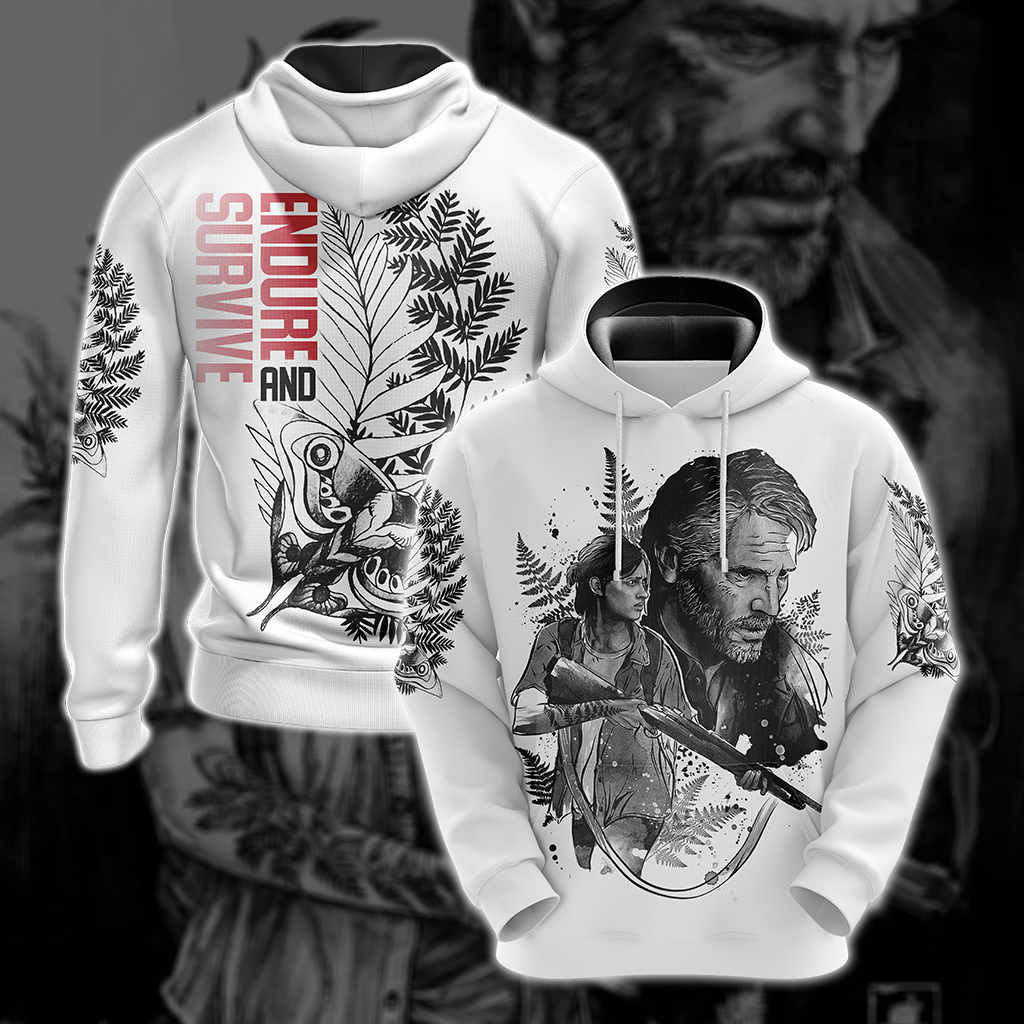 The Last Of Us - Endure And Survive Unisex 3D T-shirt Hoodie