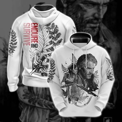 The Last Of Us - Endure And Survive Unisex 3D T-shirt Hoodie
