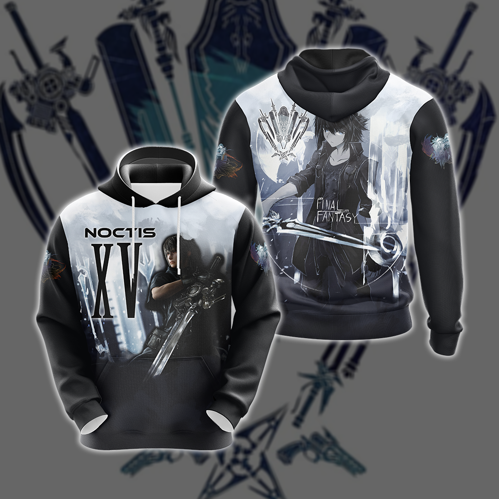 Noctis Final Fantasy XV Weapon Unisex 3D T-shirt Zip Hoodie Hoodie