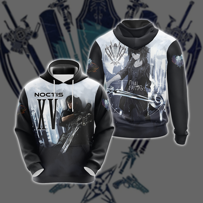 Noctis Final Fantasy XV Weapon Unisex 3D T-shirt Zip Hoodie Hoodie