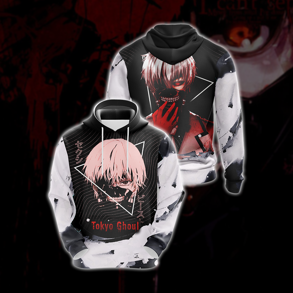 Tokyo Ghoul Unisex 3D T-shirt Hoodie