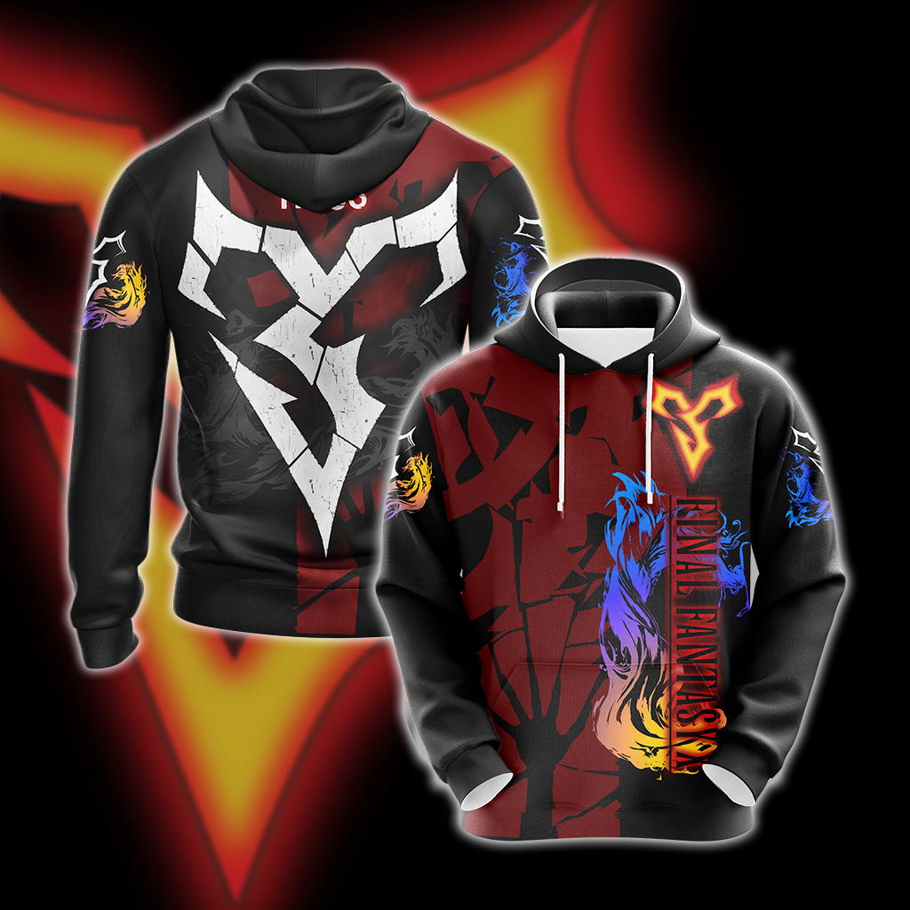 Final Fantasy X Tidus Symbol Unisex 3D T-shirt Zip Hoodie Pullover Hoodie Hoodie
