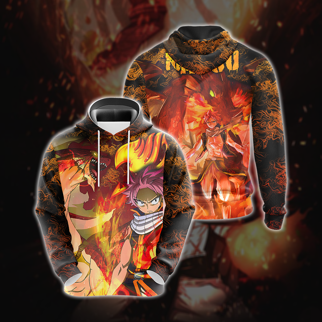 Fairy tail - Natsu Unisex 3D T-shirt Hoodie