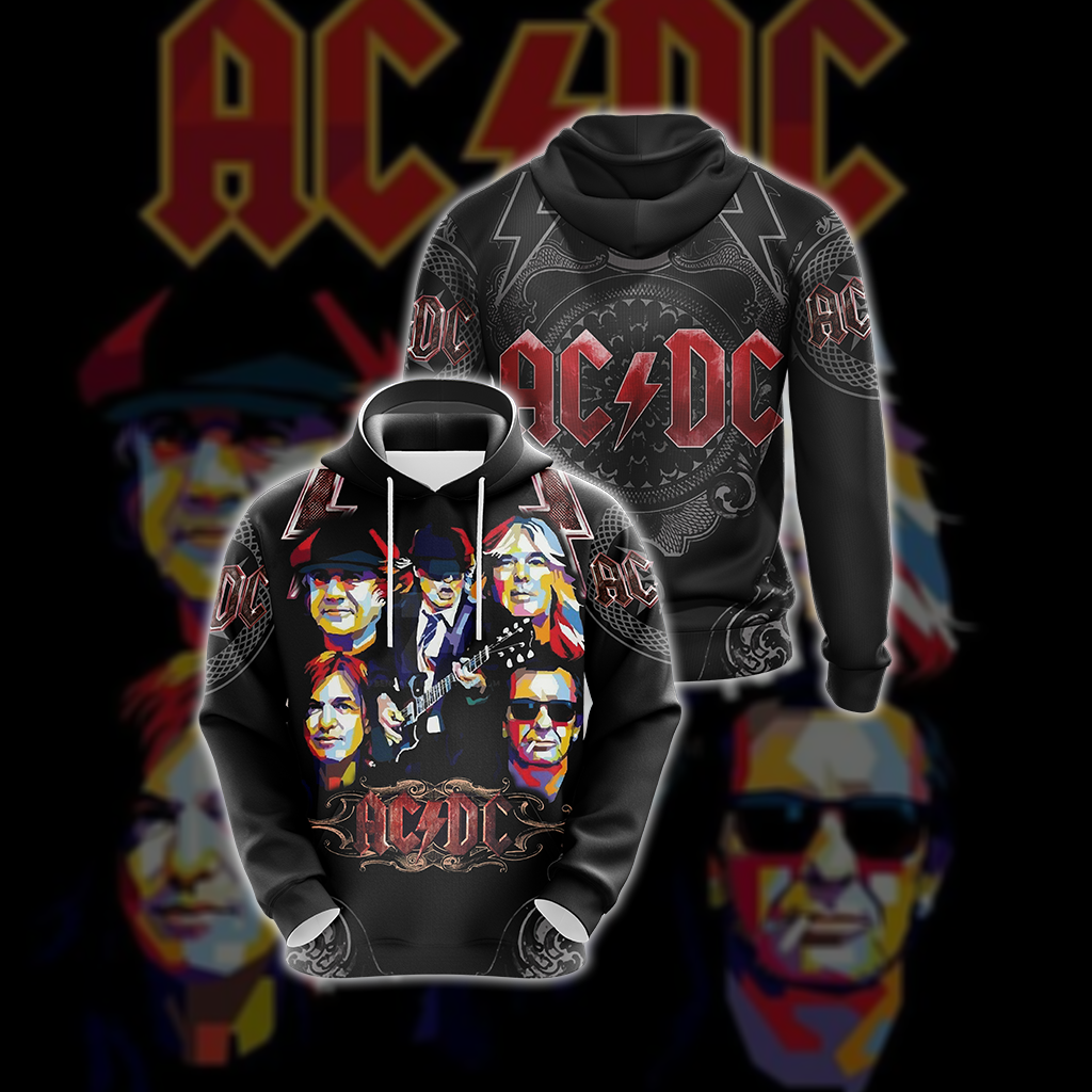 AC/DC Unisex 3D T-shirt Hoodie