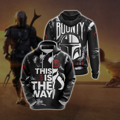 Star Wars Mandalorian Bounty Hunters Unisex 3D T-shirt Hoodie
