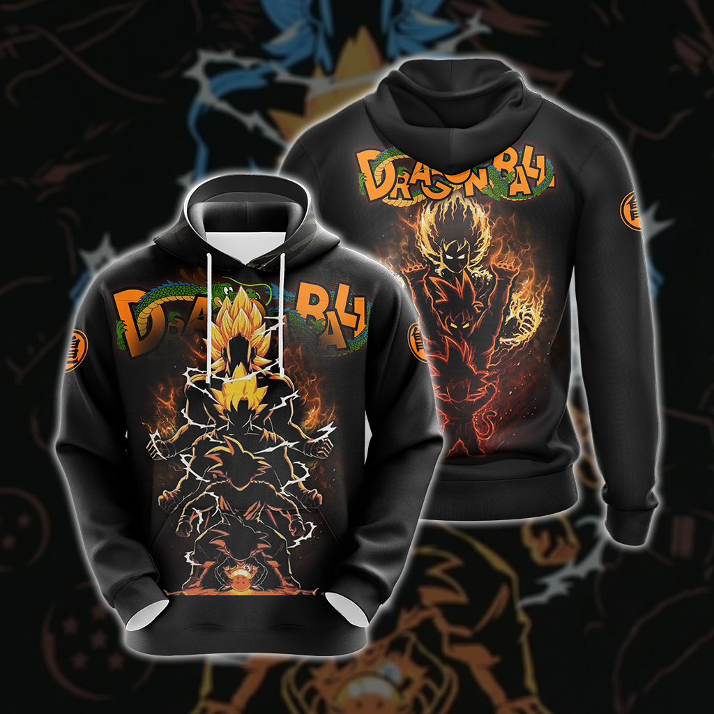 Dragon Ball Son Goku Power Unisex 3D T-shirt Hoodie