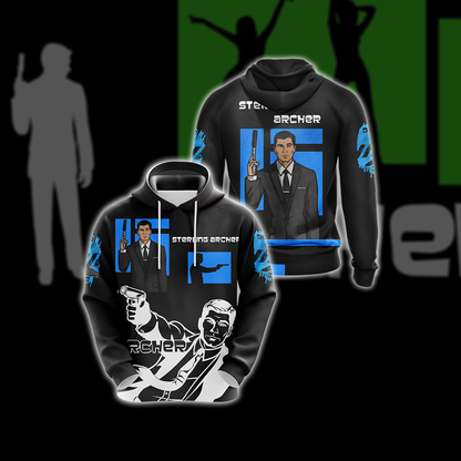 Sterling Archer Unisex 3D T-shirt Hoodie
