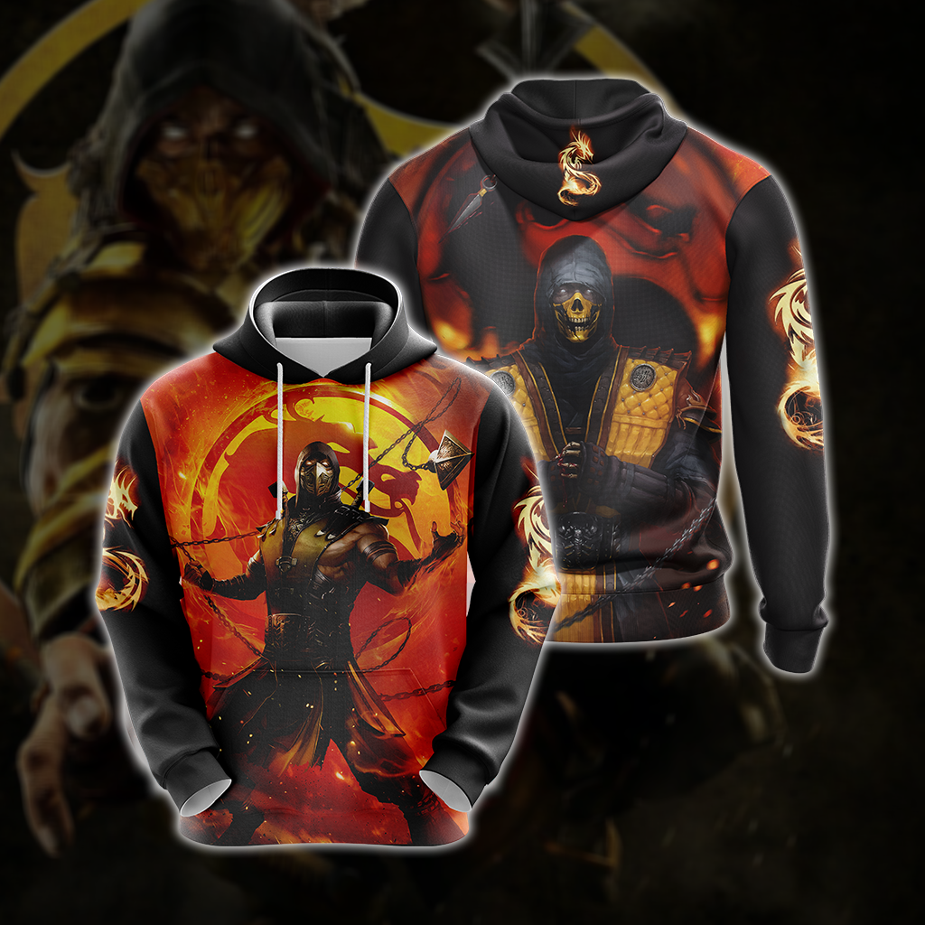 Mortal Kombat Unisex 3D T-shirt Hoodie