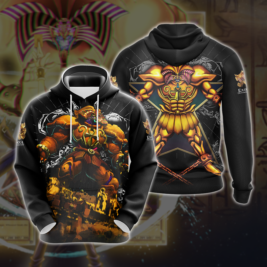Yu Gi Oh! Exodia The Forbidden Unisex 3D T-shirt Zip Hoodie Hoodie