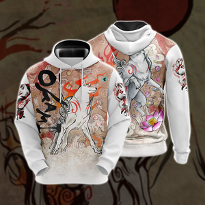 Okami New Version Unisex 3D T-shirt Hoodie S 