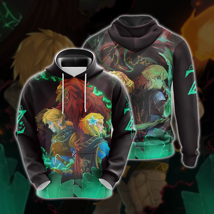 The Legend Of Zelda: Breath Of The Wild (BotW) Link, Zelda And Ganondorf Unisex 3D T-shirt Hoodie