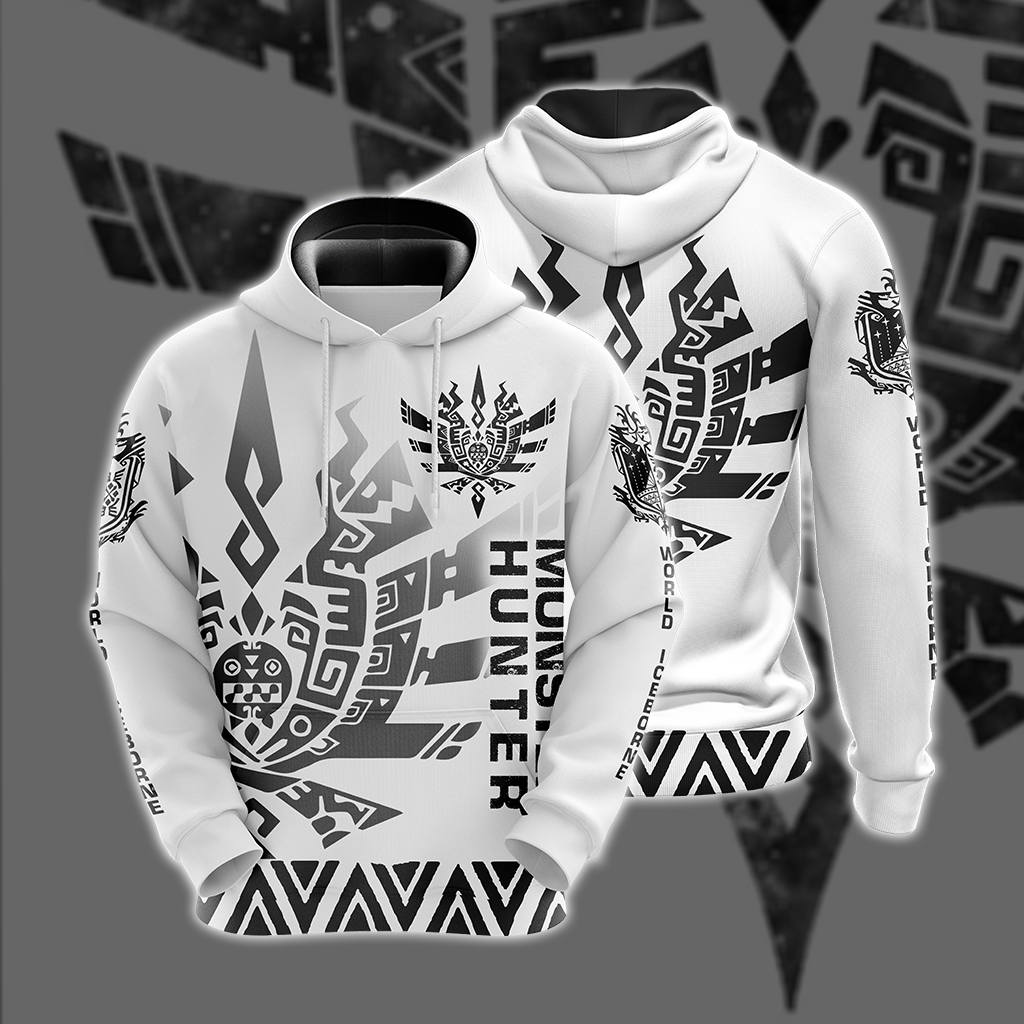 Monster Hunter Ultimate 4 Symbol Unisex 3D T-shirt Hoodie