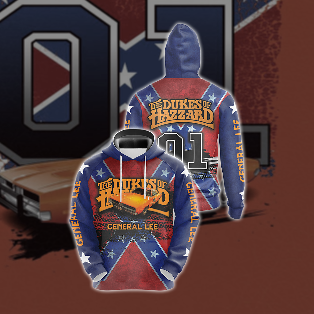 The Dukes Of Hazzard General Lee Unisex 3D T-shirt Hoodie