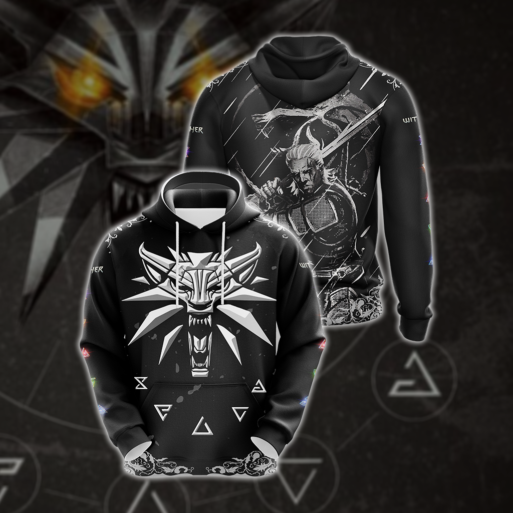 The Witcher 3 Unisex 3D T-shirt Hoodie