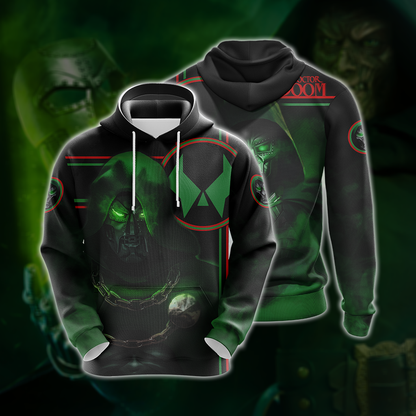 Doctor Doom Unisex 3D T-shirt Hoodie