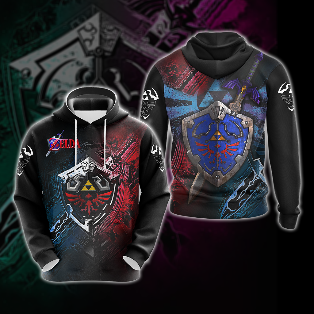 The Legend Of Zelda Unisex 3D T-shirt Zip Hoodie Hoodie