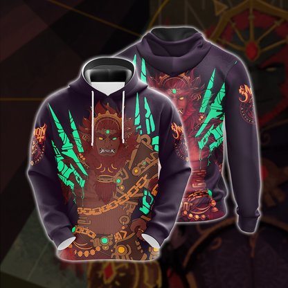 The Legend Of Zelda: Breath Of The Wild (BotW) Ganondorf Unisex 3D T-shirt Hoodie