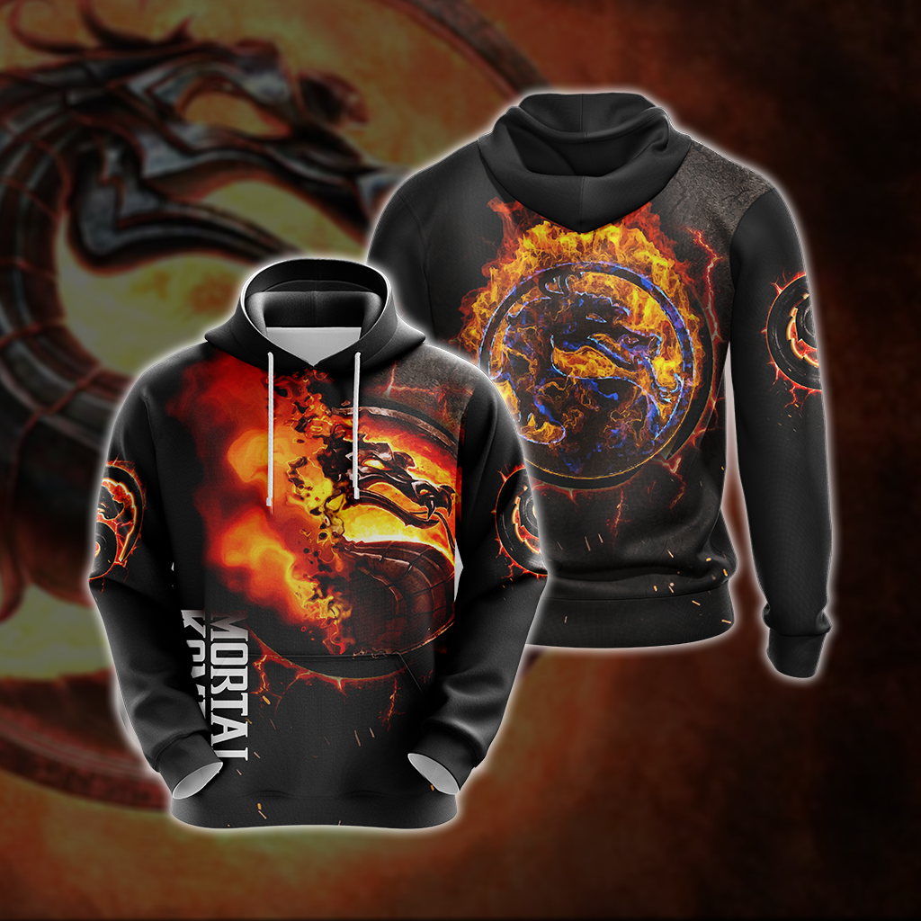 Mortal Kombat symbol Video Game 3D T-shirt Hoodie