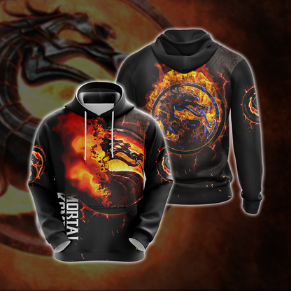 Mortal Kombat symbol Video Game 3D T-shirt Hoodie