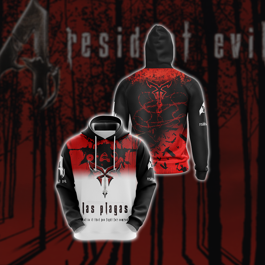 Resident Evil - Las Plagas Unisex 3D T-shirt Hoodie