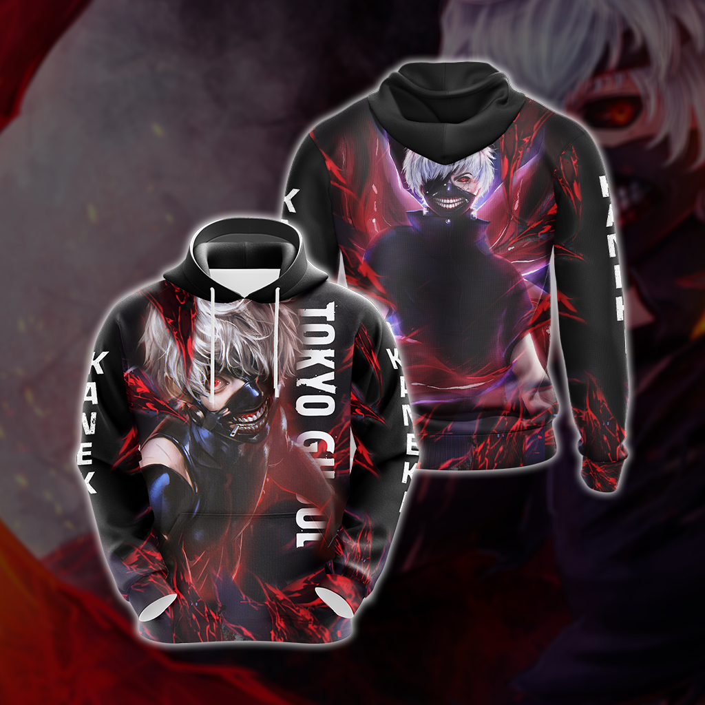 Tokyo Ghoul - Kaneki Ken Unisex 3D T-shirt Hoodie