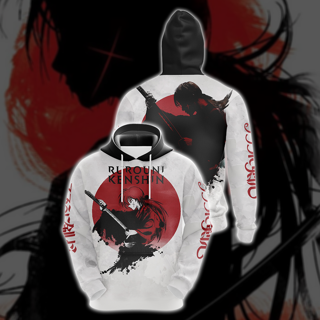 Rurouni Kenshin New Style Unisex 3D T-shirt Hoodie