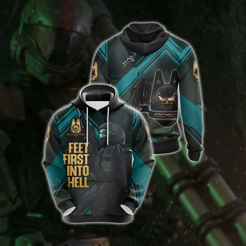 Halo - Helljumper Unisex 3D T-shirt Hoodie