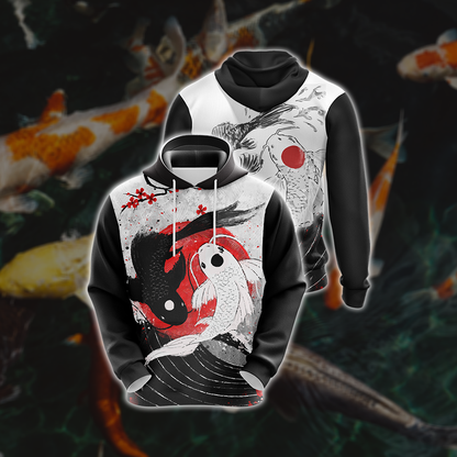Koi Fish Unisex 3D T-shirt Hoodie