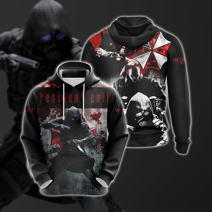 Resident Evil - Raccoon City Unisex 3D T-shirt Hoodie