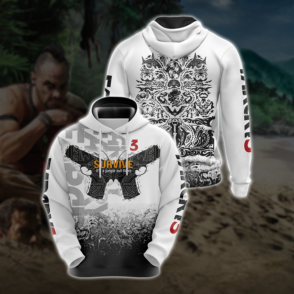 Far Cry 3 Unisex 3D T-shirt Hoodie