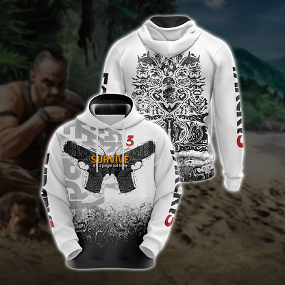 Far Cry 3 Unisex 3D T-shirt Hoodie