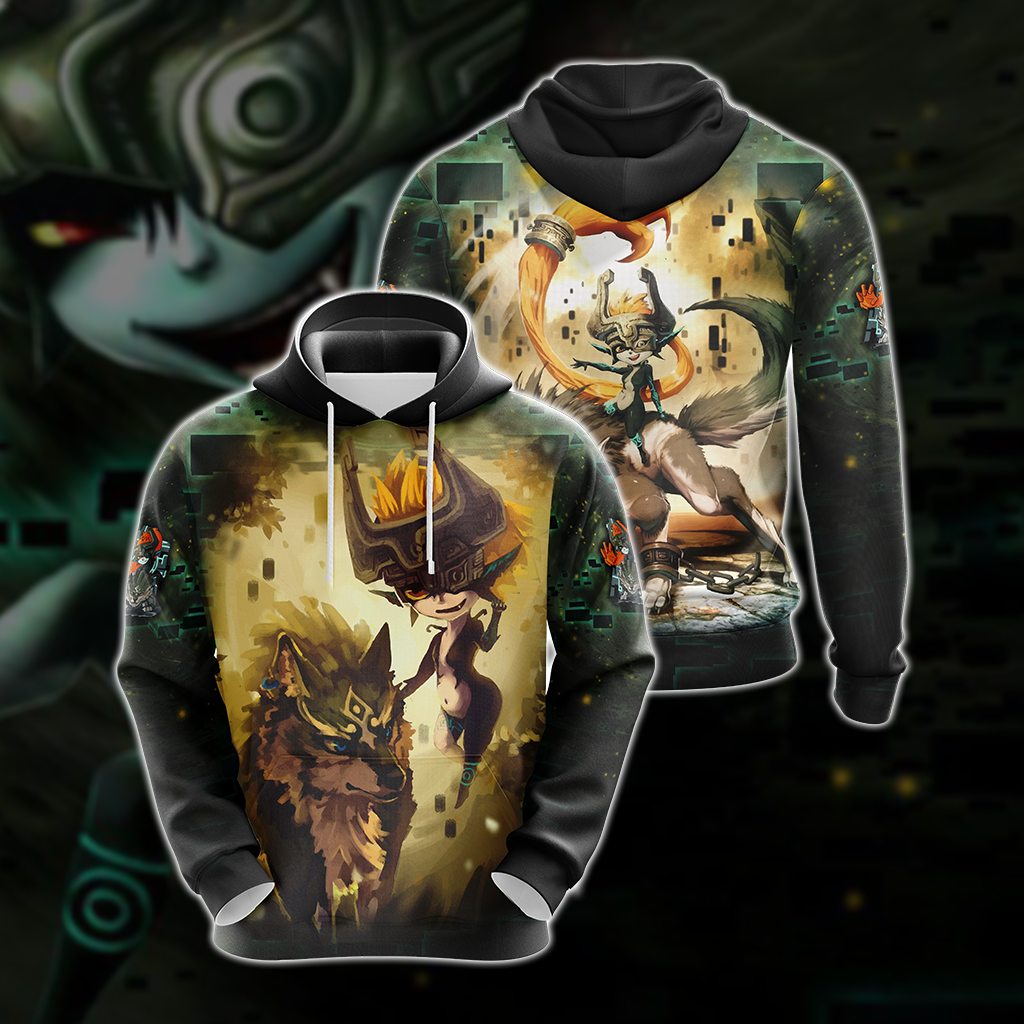 Legend of Zelda Midna New Version Unisex 3D T-shirt Hoodie
