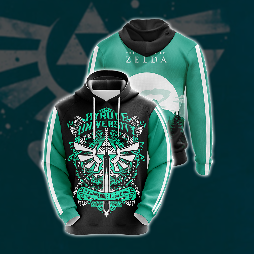 Legend of Zelda - Hyrule University Unisex 3D T-shirt Hoodie