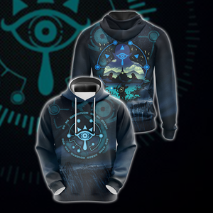 The Legend of Zelda - Sheikah Symbol Unisex 3D T-shirt Hoodie S 