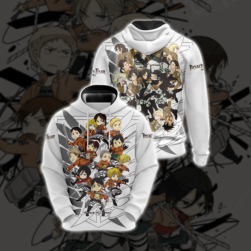 Attack on Titan New Unisex 3D T-shirt Hoodie