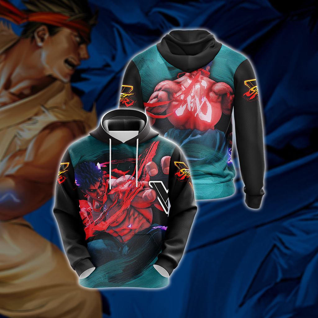 Street Fighter V Unisex 3D T-shirt Hoodie