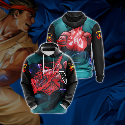Street Fighter V Unisex 3D T-shirt Hoodie