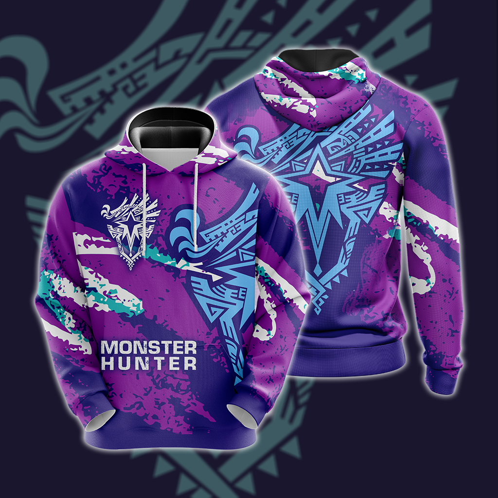 Monster Hunter World Iceborne - Logo Unisex 3D T-shirt Hoodie