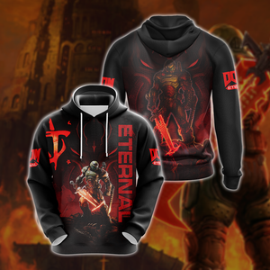 Doom Eternal Unisex 3D T-shirt Hoodie S 