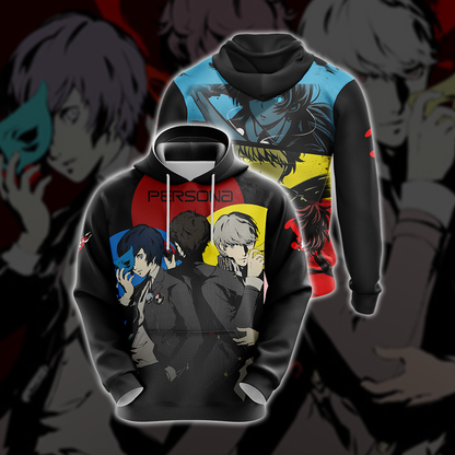 Persona 3, 4, 5 Protagonists Unisex 3D T-shirt Hoodie