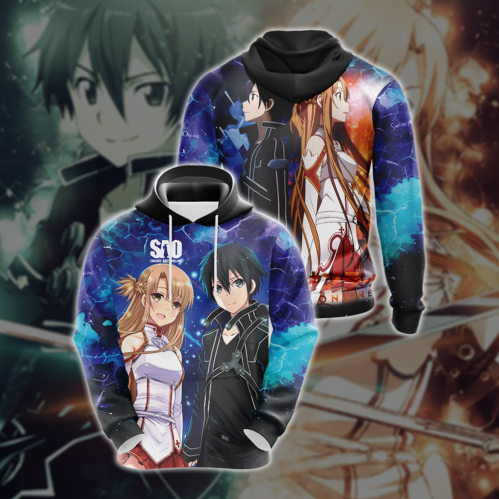 Sword Art Online Unisex 3D T-shirt Hoodie S 