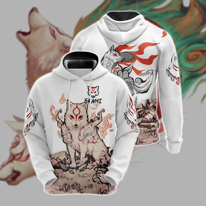 Okami New Unisex 3D T-shirt Hoodie