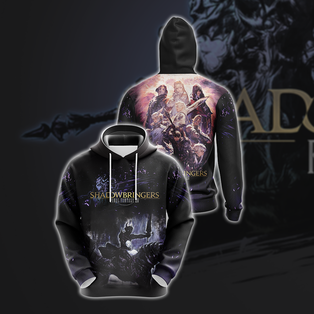 Final Fantasy XIV Shadowbringers Unisex 3D T-shirt Hoodie